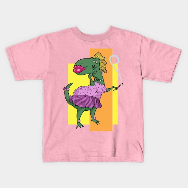 Rebeccasaurus Kids T-Shirt by LavaDrop